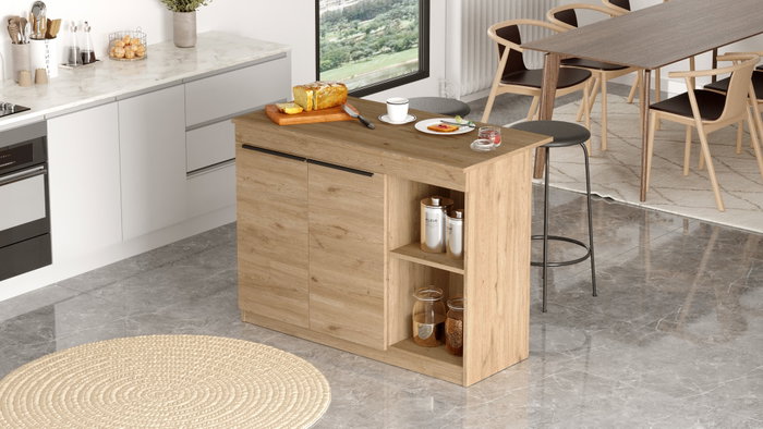 Hanah Home Mesa de Cocina OR2-S Roble